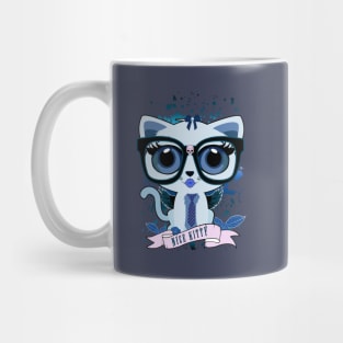 Kitten Nerd Mug